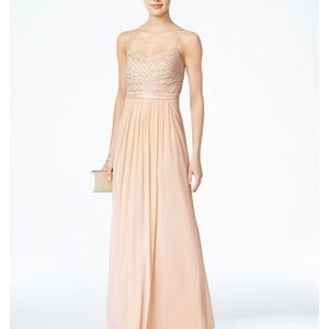 Adrianna Papell Beaded Chiffon Gown